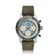 1960 Racing Chronograph, Steel / Sky Blue & Green