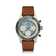 1960 Racing Chronograph, Steel / Sky Blue & Green