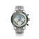 1960 Racing Chronograph, Steel / Sky Blue & Green