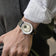 1968 Mechanical (Hand-Wound) by AV86 vintage-inspired dress watch with sapphire crystal, mechanical movement, and leather strap