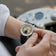1968 Mechanical (Hand-Wound) by AV86 vintage-inspired dress watch with domed crystal, small seconds subdial, and black leather strap