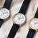 1968 Mechanical by AV86 vintage-inspired automatic watch with sapphire crystal, subdial, and leather strap in Scandinavian design