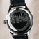 1968 Mechanical by AV86 showcasing stainless steel case back with Copenhagen skyline engraving and leather strap details