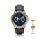 1968 Moonphase, Rose Gold / Dark Blue by AV86 with moonphase, sapphire crystal, rose gold case, and dark leather strap
