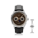 1968 Moonphase by AV86 luxury moonphase watch with sapphire crystal, textured dial, and black leather strap with deployment clasp