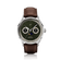 1968 Moonphase by AV86 vintage-inspired moonphase watch with sapphire crystal, textured dial, and brown leather strap