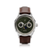 1968 Moonphase by AV86 with vintage-inspired moonphase dial, sapphire crystal, and brown leather strap in minimalist Scandinavian style