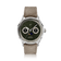 1968 Moonphase by AV86 with vintage-inspired moonphase dial, sapphire crystal, stainless steel case, and beige fabric strap