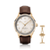 1968 Sixtyeight by AV86 vintage-inspired dress watch with sapphire crystal, minimalist dial, and brown leather strap