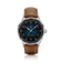 1968 Sixtyeight by AV86 vintage-inspired dress watch with sapphire crystal, sunray dial, and brown leather strap