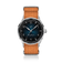 1968 Sixtyeight by AV86 vintage-inspired dress watch with sunray dial, sapphire crystal, stainless steel case, and textured fabric strap