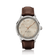 1968 Sixtyeight by AV86 vintage-inspired dress watch with champagne dial, sapphire crystal, and brown leather strap