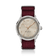 1968 Sixtyeight by AV86 vintage-inspired dress watch with sapphire crystal, textured dial, and woven fabric strap