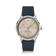 1968 Sixtyeight by AV86 vintage-inspired dress watch with champagne dial, sapphire crystal, and blue leather strap
