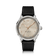 1968 Sixtyeight by AV86 vintage-inspired dress watch with sapphire crystal, champagne dial, and black leather strap