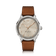 1968 Sixtyeight by AV86 vintage-inspired dress watch with sapphire crystal, minimalist dial, and brown leather strap