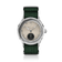 1968 Mechanical (Hand-Wound) by AV86 vintage-inspired dress watch with mechanical movement, textured dial, and green fabric strap