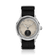1968 Mechanical (Hand-Wound) by AV86 vintage-inspired dress watch with mechanical movement, textured dial, and black fabric strap