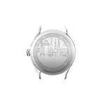 VB Kong Hans Eg Limited Edition by AV86 showcasing engraved case back with Copenhagen skyline and stainless steel casing