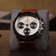 1960 Racing Chronograph by AV86 with vintage-inspired dial, tachymeter bezel, sapphire crystal, and brown leather strap