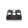 Collectors box - 6 pcs by AV86 in dark smoked oak with brass logo and six grey suede pillows for luxury watch display and storage