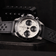 1960 Racing Chronograph by AV86 vintage-inspired chronograph with sapphire crystal, tachymeter bezel, and perforated black leather strap