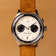 1934 Telechron by AV86 vintage-inspired chronograph with telemeter, sapphire crystal, and leather strap in minimalist design