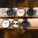 1934 Telechron by AV86 luxury chronograph watch with telemeter, sapphire crystal, vintage-inspired dial, and leather strap collection