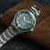 1926 At'sea, Green Turtle Vintage – 39MM by AV86 vintage-inspired diver with sapphire crystal, rotating bezel, and steel bracelet strap