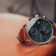 1815 Chronograph by AV86 with vintage-inspired dial, sapphire crystal, chronograph function, and brown leather strap