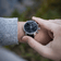 1844 Chronograph by AV86 with black dial, sapphire crystal, vintage-inspired chronograph dial, and black leather strap