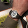 Earthrise WWF Partnership, Automatic / 2025 Edition by AV86 with vintage-inspired dial featuring Earth motif, automatic movement, and fabric strap