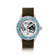 Earthrise WWF Partnership, Automatic / 2026 Edition by AV86 with blue bezel, detailed earth dial, and durable recycled army green strap.