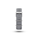 Nato - Steelstripe gray woven fabric watch strap with silver buckle by AV86, featuring Nordic minimalist design.