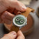 1968 Moonphase by AV86 luxury moonphase watch with sapphire crystal, vintage-inspired green dial, and tan suede leather strap