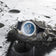 1968 Moonphase by AV86 luxury moonphase watch with sapphire crystal, textured dial, and dark leather strap on lunar surface setting