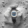 1968 Moonphase by AV86 luxury moonphase watch with sapphire crystal, textured dial, and black leather strap on lunar surface backdrop