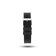 Silicone - Black by AV86 durable two-piece silicone strap with stainless steel pin buckle and textured finish