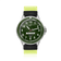 Fandango 'BOB', Green / Green by AV86 kids watch with luminous big numbers, stainless steel case, and easy velcro strap