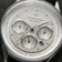 1564 Chronodate Automatic by AV86 exhibits a vintage-inspired automatic chronograph with a textured white dial, three subdials for day, month, and 24-hour time, sapphire crystal, polished stainless steel case, and a black leather strap, reflecting refined Danish design and Nordic minimalism.