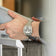 1904 Chronograph by AV86 with angular case, sapphire crystal, vintage-inspired dial, and stainless steel bracelet strap