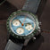 1960 Racing Chronograph, Steel / Sky Blue & Green