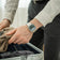 1904 Chronograph by AV86 luxury Scandinavian chronograph with angular case, sapphire crystal, and metal bracelet strap