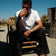 1956 Marine by AV86 worn on wrist in relaxed outdoor setting with casual attire and natural sunlight