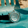 1956 Marine by AV86 vintage-inspired diver with sapphire crystal, rotating bezel, and black textured rubber strap