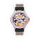 Fandango 'IBI', Pink / Army by AV86 kids watch with luminous dial, easy velcro strap, and durable stainless steel case