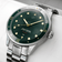 1926 At'sea, Green Turtle Vintage – 39MM by AV86 vintage-inspired diver with sapphire crystal, compass bezel, and metal bracelet strap