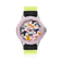 Fandango 'IBI', Pink / Army by AV86 kids watch with luminous big numbers, velcro strap, and camouflage-inspired dial design