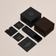 1971 Automatic by AV86 luxury watch packaging set with black and wooden boxes and minimalist branding cards