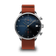 1815 Justin Gatlin by AV86 vintage-inspired chronograph with textured dial, sapphire crystal, and orange textured rubber strap